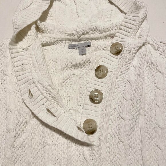 Old Navy Cable Knit Sweater Womens Size Medium - Picture 6 of 16